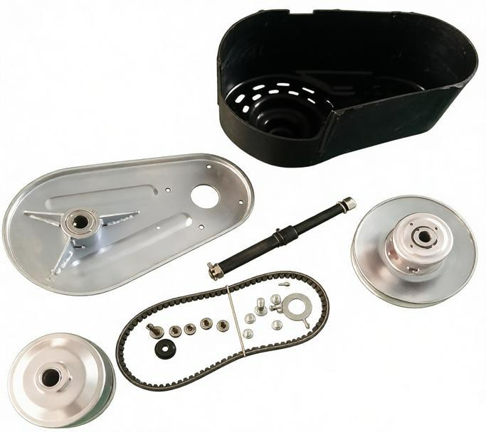 TAV2 40 torque converter kit complete - driver, driven unit, plate, belt and hardware